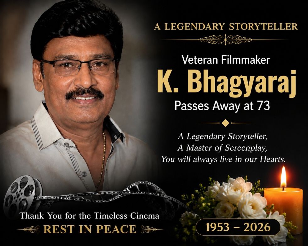 Veteran Tamil Filmmaker K. Bhagyaraj Passes Away at 73